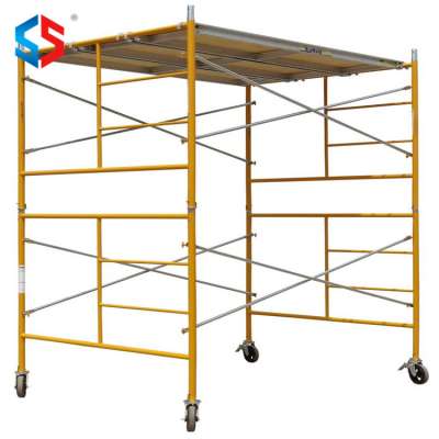 hIGH QUALITY steel walk through ladder h scaffolding ladder frames